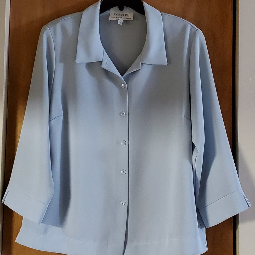 Ingenuity Light Weight Baby Blue Jacket, Size 12